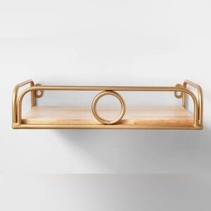 Opalhouse 12" × 7" Decorative Wall Shelf Gold RARE TO FIND
